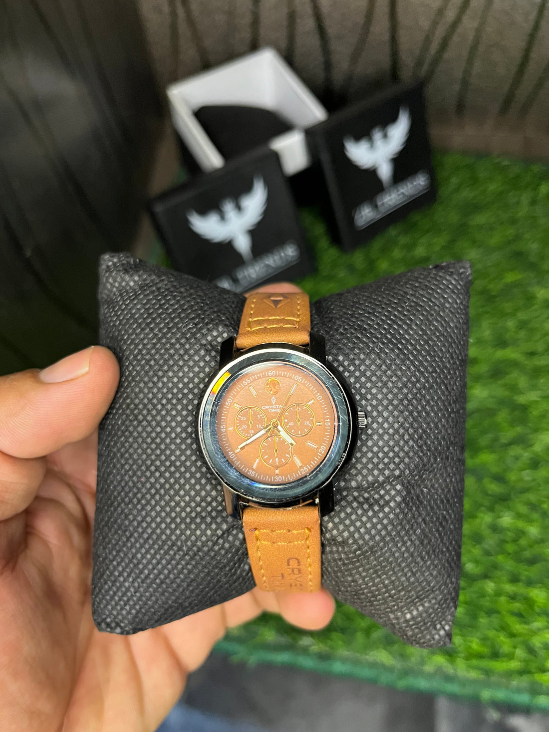 CRYSTAL TIME - LADIES WATCH-STRAP - FREE DELIVERY 🚚